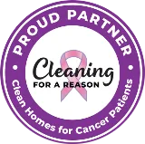 Cleaning For A Reason proud partner badge