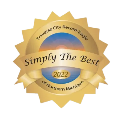 Simply The Best of Northern Michigan 2022 award badge