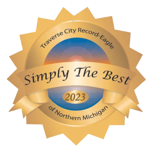 Simply The Best of Northern Michigan 2023 award badge