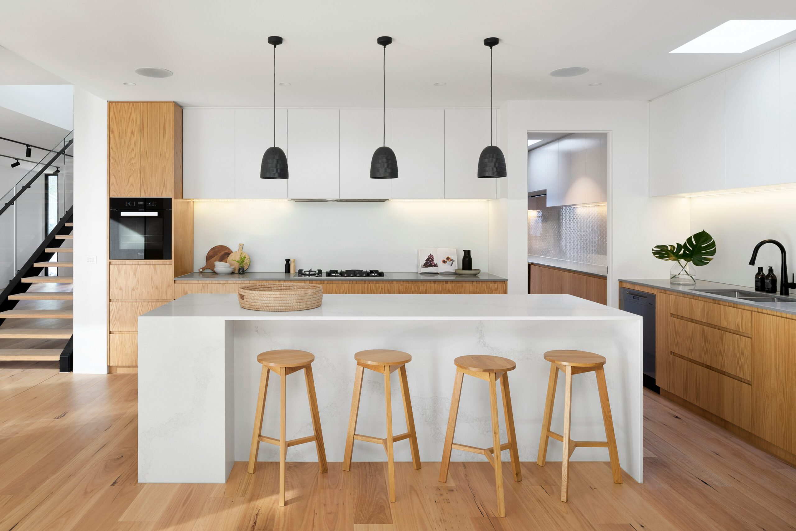 Spotless, deep-cleaned kitchen in a Traverse City home