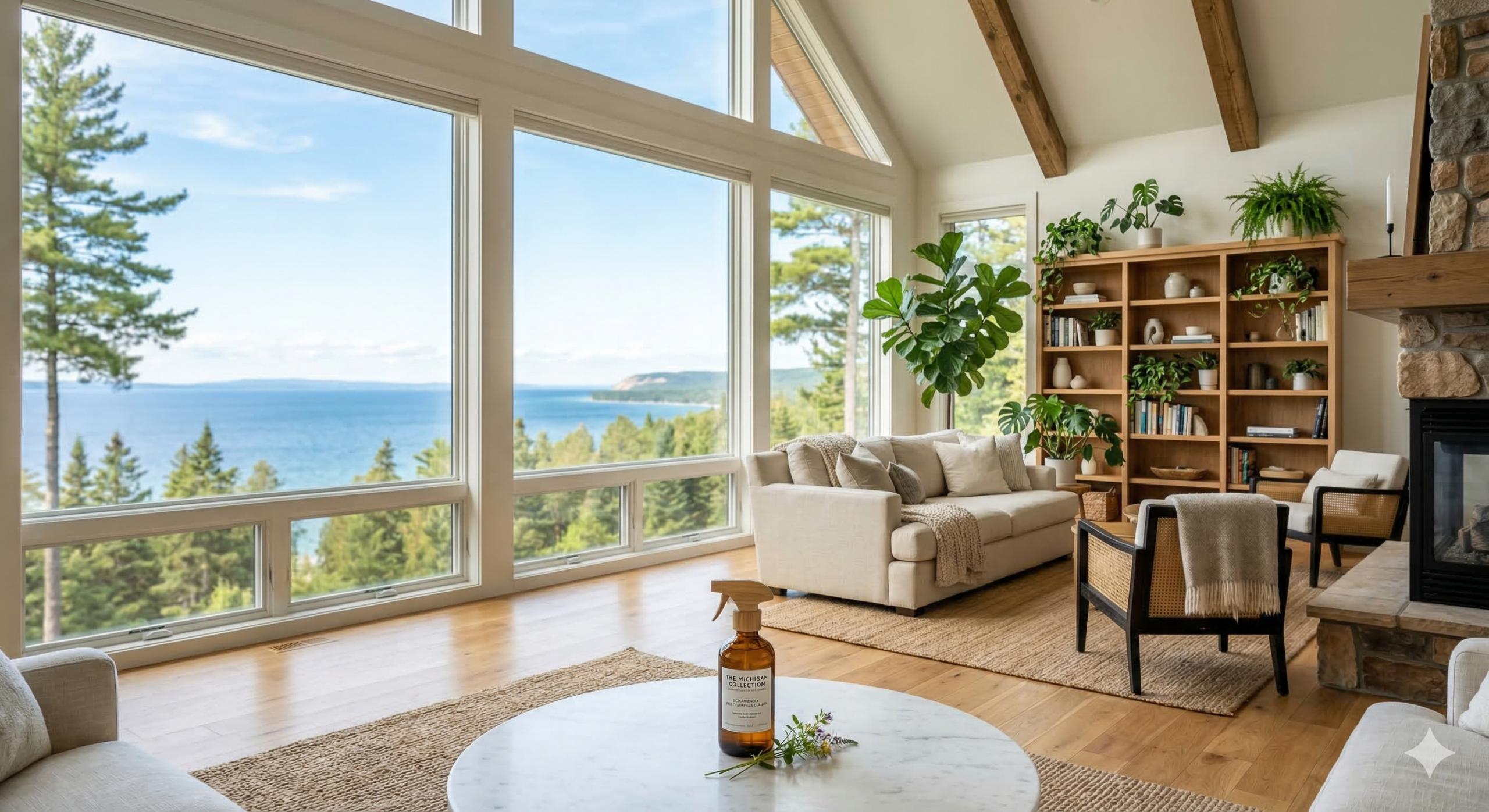 Professional eco-friendly cleaning service in Traverse City providing a residential sanctuary reset.