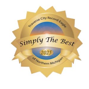 Simply the Best of Northern Michigan 2025 Badge Simply the Best of Northern Michigan 2025 award badge