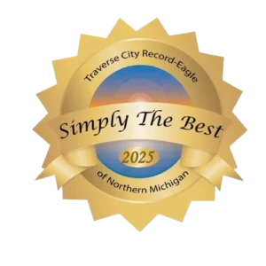 Simply the Best of Northern Michigan 2025 Badge Simply the Best of Northern Michigan 2025 award badge